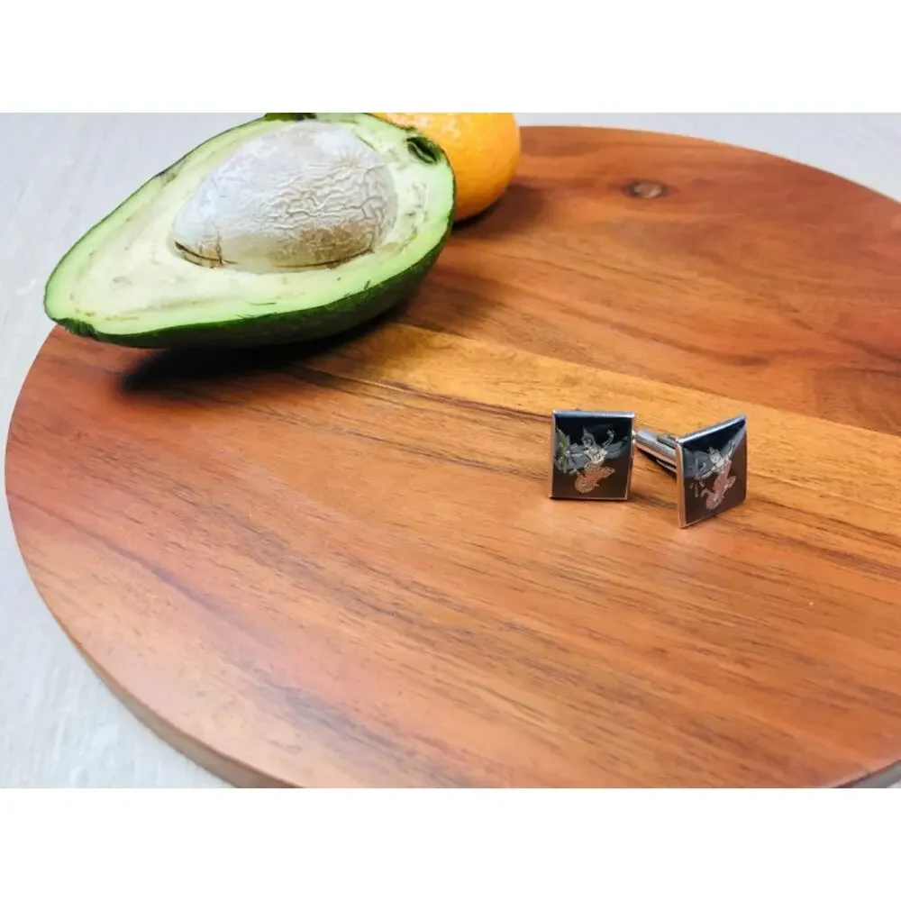Men's Vintage 925 Siam Sterling Silver Cufflinks